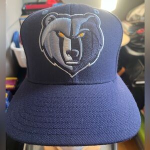 Retro VTG Memphis Grizzlies NBA Blue adidas Snapback Hat Vancouver Grizzlies